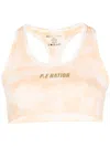 P.e Nation Tie-die Sports Bra In Orange