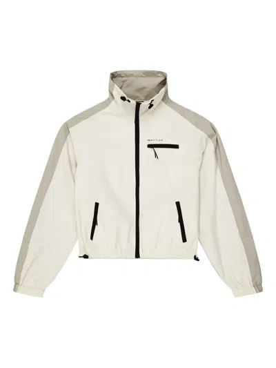 P.e Nation Trek Zip-up Track Jacket In Neutral