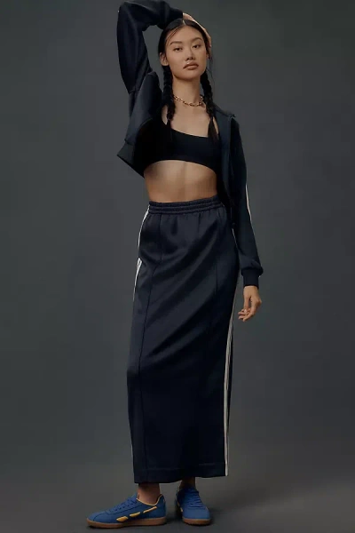 P.e Nation Tricot Maxi Skirt In Blue