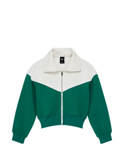 P.e Nation Triumph Colourblock Jacket In White