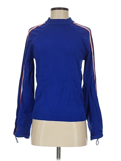 Pre-owned P.e Nation Turtleneck Sweater In Blue