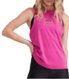 P.E NATION TWIST SERVE TANK TOP IN RASPBERRY