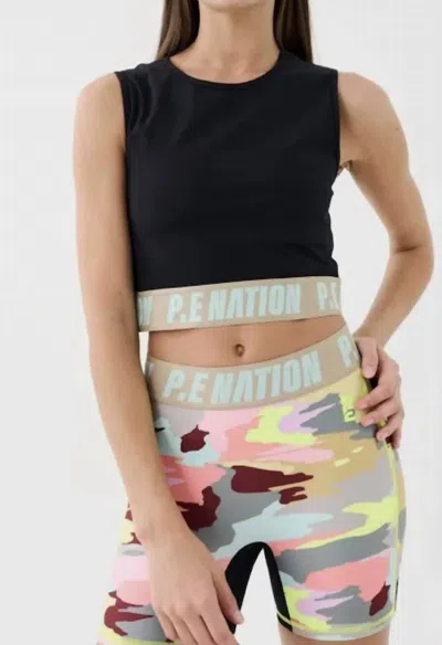 P.e Nation Upward Tank In Black