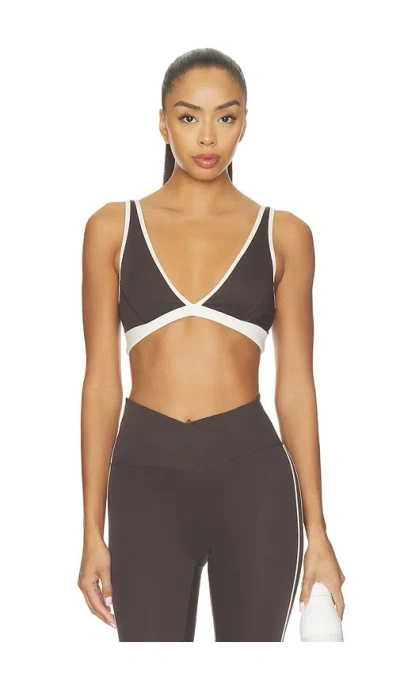 P.e Nation Vibe Sports Bra In Brown