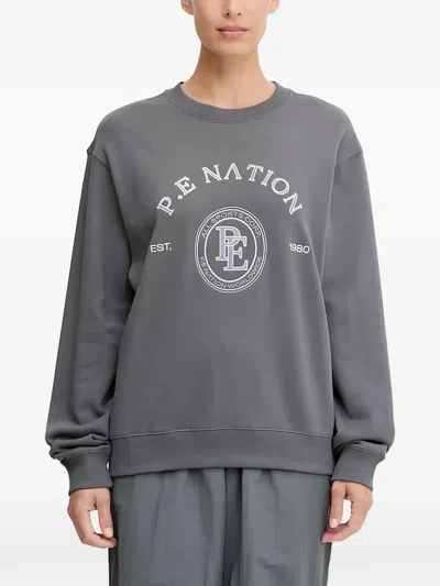 P.e Nation 보야지 스웨트셔츠 In Gray