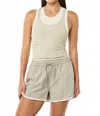 P.e Nation Westwood Tank In Biscuit In Neutral