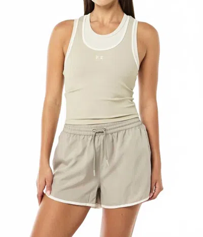 P.e Nation Westwood Tank In Biscuit In Neutral