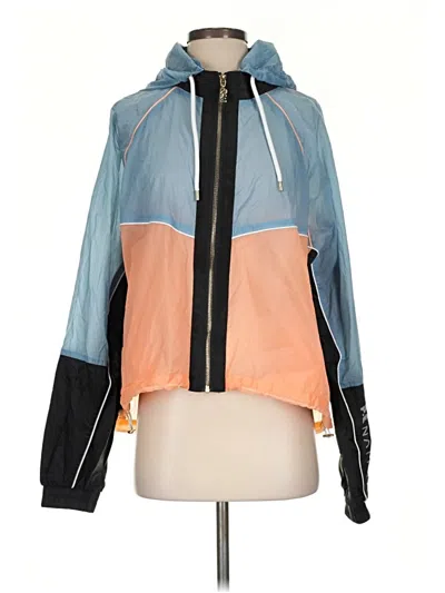 Pre-owned P.e Nation Windbreaker Jacket In Blue