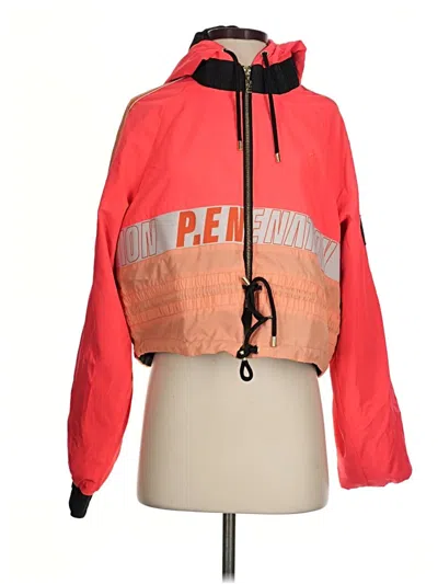 Pre-owned P.e Nation Windbreaker Jacket In Orange