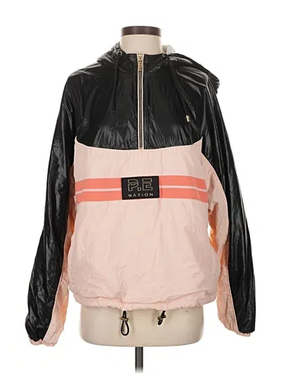 Pre-owned P.e Nation Windbreaker Jacket In Pink