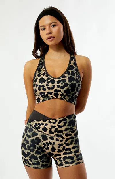 P.e Nation Women's Active Vita Animal Print Sports Bra In Multi