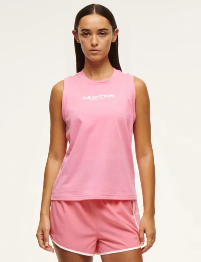 P.e Nation Women's Shuffle Tank In Pink