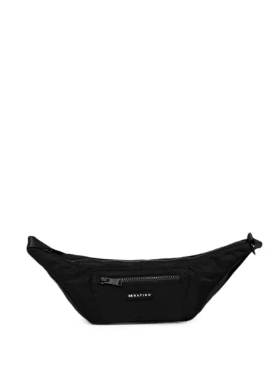 P.e Nation Zip Belt Bag In Black