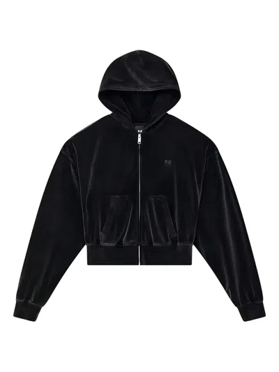 P.e Nation Zip-fastenning Hoodie In Black