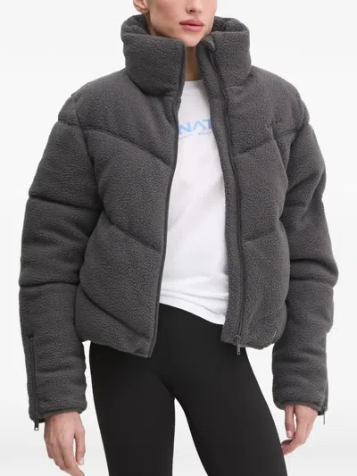 P.e Nation Zip Funnel-neck Jacket In Gray