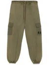 Peace And After Cargo Track Pants In Green