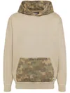Peace And After Cotton Hoodie In Neutrals