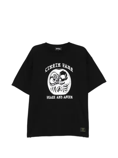 Peace And After Graphic T-shirt In Black