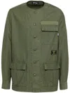 Peace And After Multi-pockets Shirt In Green