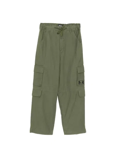 Peace And After Side-pockets Trousers In Green