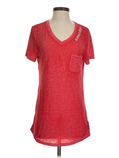 Pre-owned Peace & Pearls Active T-shirt In Red
