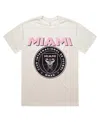 Peace Collective Men's And Women's Cream Inter Miami Cf Vintage-like T-shirt In Cream