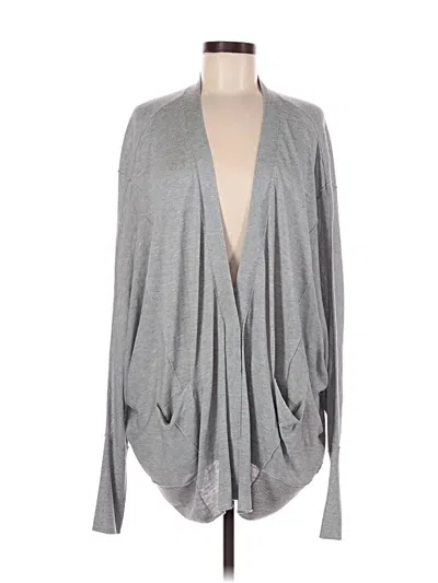 Pre-owned Peace Love World Cardigan Sweater In Gray