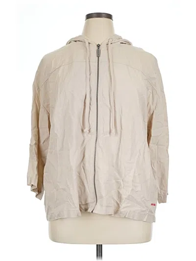 Pre-owned Peace Love World Cardigan Sweater In Tan