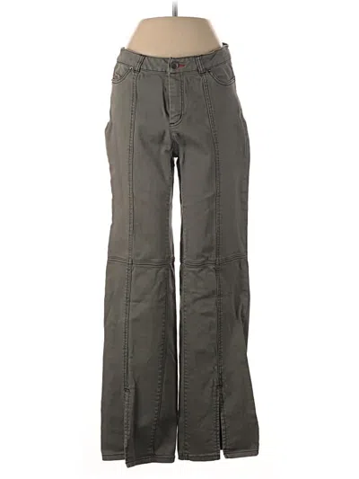 Pre-owned Peace Love World Casual Pants In Gray