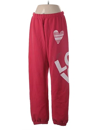 Pre-owned Peace Love World Casual Pants In Red
