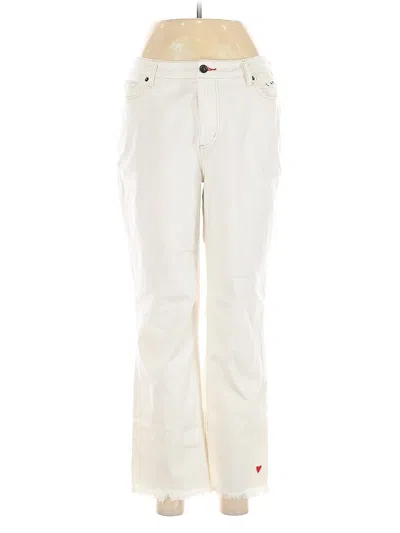 Pre-owned Peace Love World Jeans In White