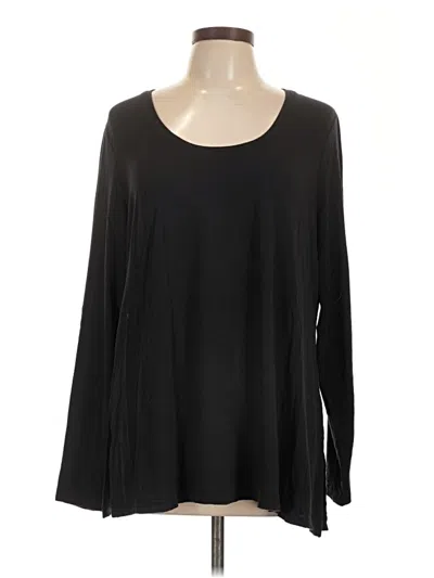 Pre-owned Peace Love World Long Sleeve T-shirt In Black