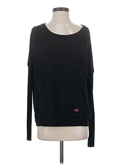 Pre-owned Peace Love World Long Sleeve T-shirt In Black