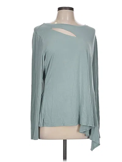 Pre-owned Peace Love World Long Sleeve T-shirt In Teal