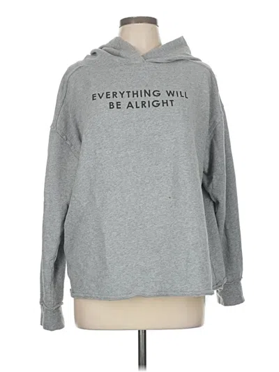 Pre-owned Peace Love World Pullover Hoodie In Gray