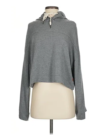 Pre-owned Peace Love World Pullover Hoodie In Gray