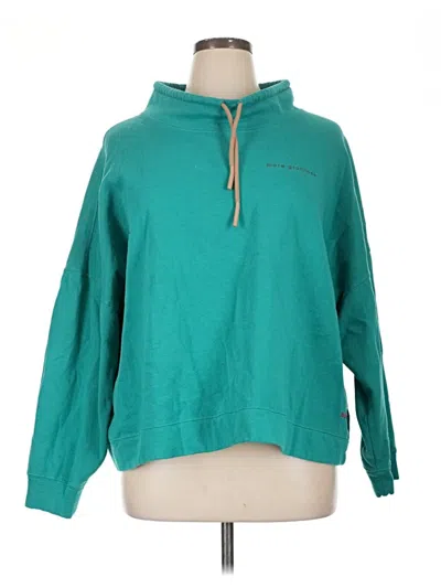 Pre-owned Peace Love World Pullover Sweater In Blue