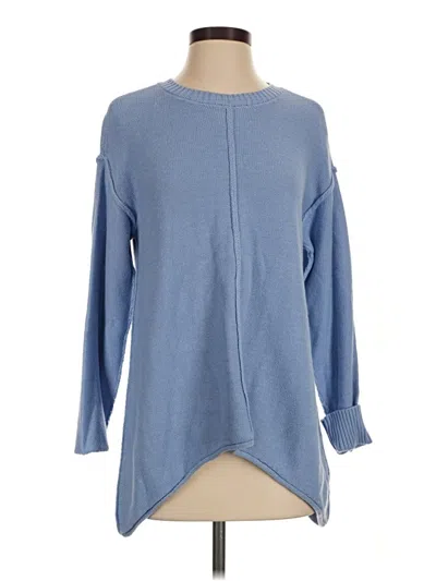 Pre-owned Peace Love World Pullover Sweater In Blue