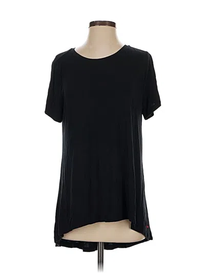 Pre-owned Peace Love World Short Sleeve T-shirt In Black