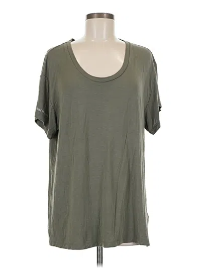 Pre-owned Peace Love World Short Sleeve T-shirt In Green