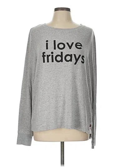 Pre-owned Peace Love World Sweatshirt In Gray