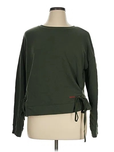 Pre-owned Peace Love World Sweatshirt In Green