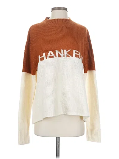 Pre-owned Peace Love World Turtleneck Sweater In Brown