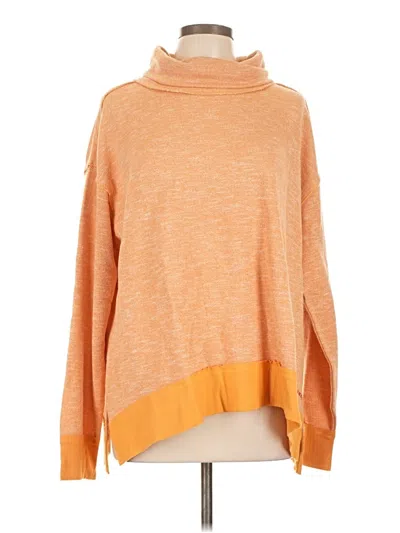 Pre-owned Peace Love World Turtleneck Sweater In Orange