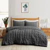 Peace Nest 3 Pieces Seersucker Comforter Sets With Pillowcases