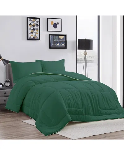 PEACE NEST PEACE NEST ALL SEASON SATIN DOWN ALTERNATIVE COMFORTER SET