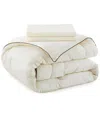 Peace Nest All Season Satin Down Alternative Comforter Set