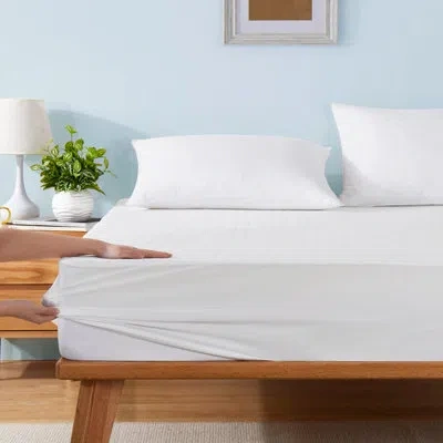 Peace Nest Cooling Ice Mattress Protector Waterproof With Deep Pocket In White