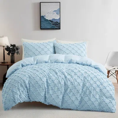 Peace Nest Duvet Cover Set In Light Blue