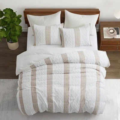 Peace Nest Duvet Cover Set With Pillocase In Cream